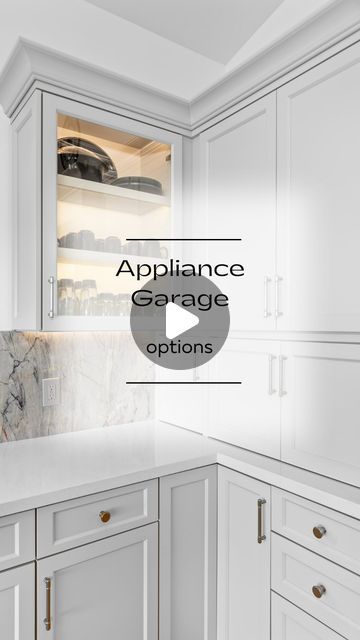 Kitchen Cabinets To Hide Appliances, Appliance Garage Bifold Doors, Corner Appliance Cupboard, Roll Up Cabinet Door Appliance Garage, Appliance Garage Cabinet Countertops, Appliance Garage Kitchen Corner, Modern Kitchen Appliance Garage, Appliance Garage With Pocket Doors, Pocket Door Cabinets