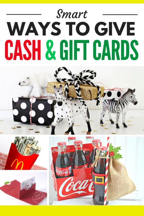 The most CLEVER ways to give cash and gift cards this holiday season - you gotta check out this HUGE list of over 120 ideas to make giving cash FUN again. #smartfundiy #giftcards #cash #gifts #christmasgifts #giftideas #gifting Ways To Wrap Gift Cards, Ways To Give Gift Cards, Wrap Gift Cards, Gift Card Presentation, Cash Gift Card, Cars Ideas, Gift Cards Money, Prank Gifts, Money Gifts