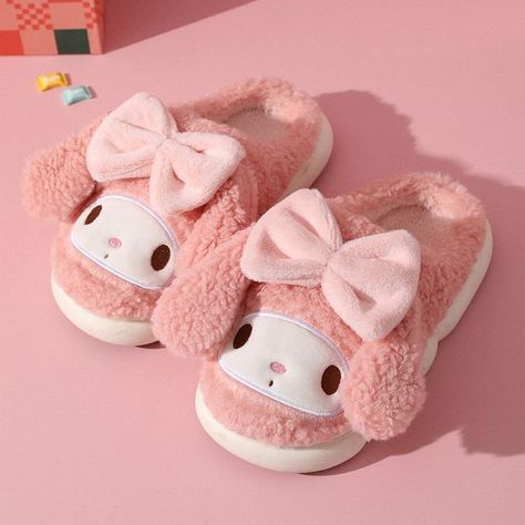 My Melody Slippers, Kawaii Slippers, Kawaii Alpaca, Panda Slippers, Alpaca Slippers, Kawaii Cinnamoroll, Matching Onesies, Cute Slides, Unicorn Slippers