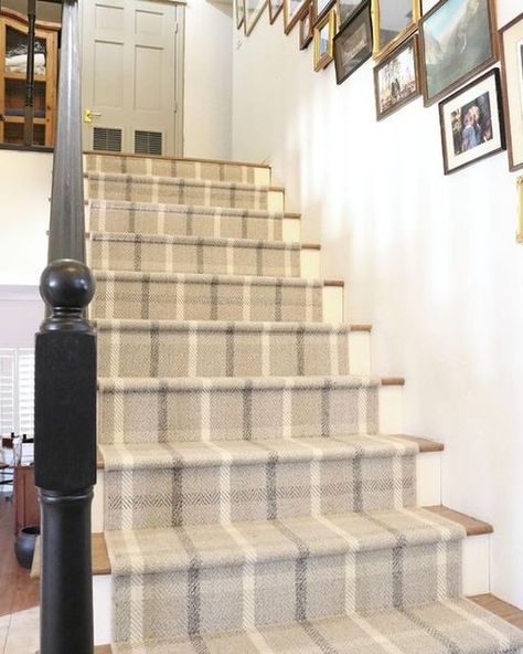 Stanton Stair Runner, Stanton Carpet, Dark And Moody Interiors, Moody Interiors, Staircase Makeover, Basement House, Carpet Stairs, Stair Runner, New Home Designs