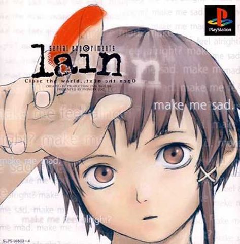 An adventure game where you follow the cybernetic journeys of a girl named Lain. Lain Iwakura, Serial Experiments Lain, Men Lie, Disk Drive, Present Day, An Anime, Love Is All, Anime Character, Cyberpunk