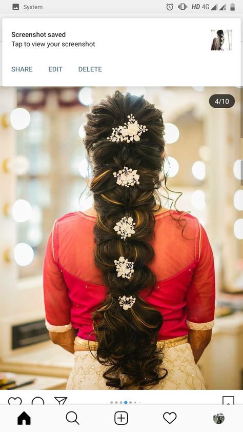 Messy Hair Choti, Choti Hairstyle For Bridal, Messi Braids Hairstyles Indian, Hair Choti Style, Messi Bride Hairstyle Indian, Messy Braids Indian Wedding, Hair Styles For Marriage Function, Hairstyles Function, Messy Braid Indian Wedding