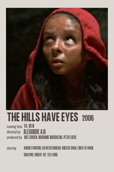 @Tayl_or_treat The Hills Have Eyes Movie Poster, The Hills Have Eyes Poster, Hills Have Eyes Movie, Movies Minimalist, Halloween Movie Poster, Aaron Stanford, Eyes Poster, Eye Movie, The Hills Have Eyes