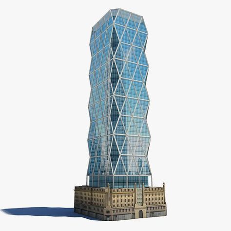 Hearst Tower 3D Model #AD ,#Hearst#Tower#Model Hearst Tower, Tower Models, Resort Architecture, Flyer Design Layout, Professional Business Cards Templates, Norman Foster, Minecraft Architecture, Poster Layout, Beauty Website