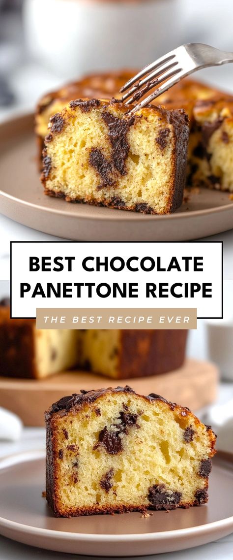 Image for Best Chocolate Panettone Recipe Panatone Bread Recipe, Chocolate Panettone, Panettone Cake, Panettone Bread, Panettone Recipe, Sweet Lover, Best Food Ever, Holiday Recipes Christmas, Bread Machine