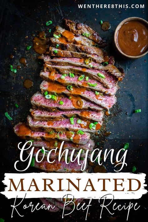 Korean Bbq Steak Marinade, Korean Grilled Beef, Korean Beef Marinade Recipe, Korean Beef Bbq Recipe, Korean Marinade Beef, Gochujang Beef Recipe, Korean Steak Marinade, Korean Bbq Marinade Recipes, Asian Marinade For Beef