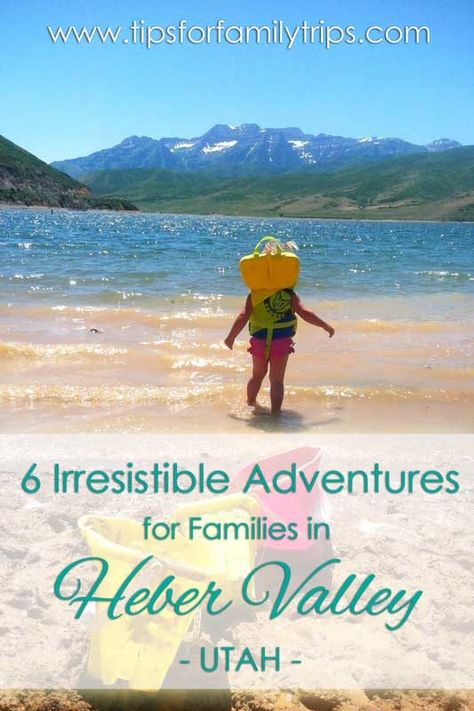 6 Irresistible Adventures for Families in Heber Valley, Utah | tipsforfamilytrips.com | summer vacation | winter break Heber City Utah, Heber Utah, Family Vacations Usa, Utah Hiking, Utah Trip, Vacation Winter, Family Vacation Tshirts, Utah Vacation, Summer Vacation Destinations