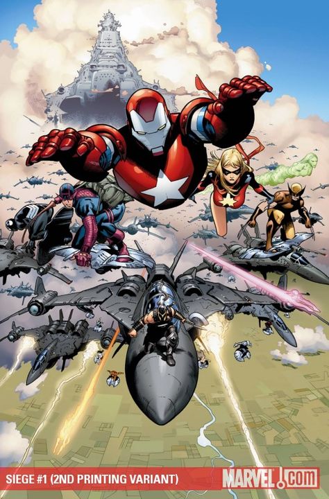 Siege - Dark Avengers Olivier Coipel, Dark Avengers, Iron Patriot, Marvel Comics Artwork, Avengers Art, Avengers Comics, Arte Dc Comics, Marvel Villains, Marvel Comic Universe