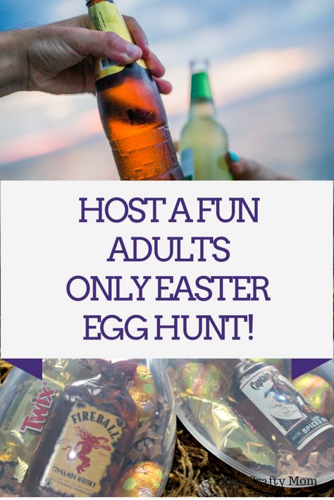 Adult Egg Hunt Fillers, Egg Hunt For Adults, Easter Egg Hunt For Adults, Adult Easter Games, Adult Easter Party, Adult Easter Egg Hunt, Simple Easter Eggs, Adult Easter Baskets, Easter Scavenger Hunt