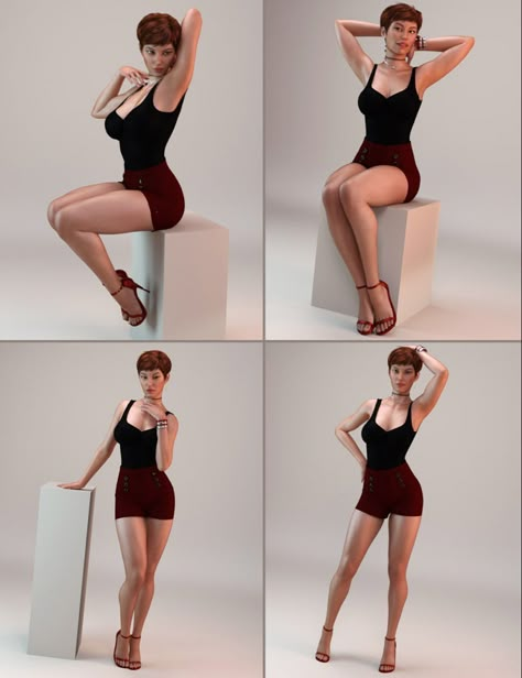 Reference Poses For Artists, Female Reference Poses, Poses For Artists, Pinup Poses, Life Drawing Reference, Drawing Body Poses, Different Poses, Body Reference Drawing, Female Pose Reference