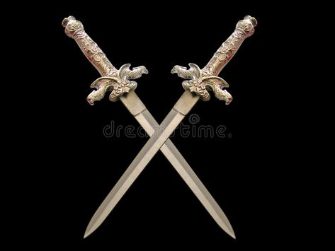 Crossed swords in the dark. Two silvery crossed swords on black background , #Aff, #dark, #swords, #Crossed, #silvery, #background #ad Two Swords Crossed, Dual Wielding Swords Male, Ninja Drawing, All Black Necrosword, Dual Wielding Swords, Crossed Swords Logo, Crossed Swords, Character Aesthetics, Swords