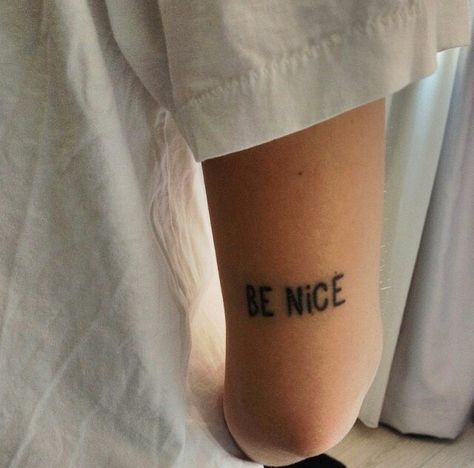 Be Nice Tattoo, Inked Men, Old School Tattoo, Be Nice, Color Tattoo, New Tattoos, Cool Tattoos, Tattoo Quotes, Tatting