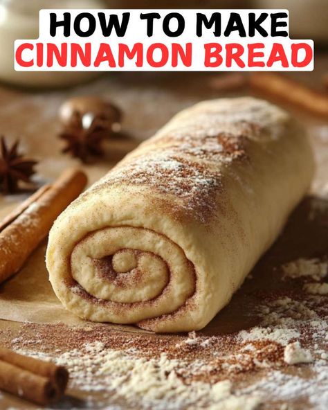 Recipe For Cinnamon Bread, Cinnamon Bread Loaf Recipe, Cinnamon Swirl Yeast Bread Recipe, Homemade Sweet Bread Recipes Easy, Apple Yeast Bread Recipe, Cinnamon Swirl Bread In Bread Machine, How To Make Cinnamon Bread, Homemade Cinnamon Swirl Bread, Easy Cinnamon Rolls Quick