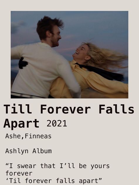 Till Forever Falls Apart Polaroid Poster, Til Forever Falls Apart Lyrics, Till Forever Falls Apart Lyrics, Till Forever Falls, Pretty Movie, Polaroid Poster, Minimalist Posters, Dorm Ideas, Phone Art