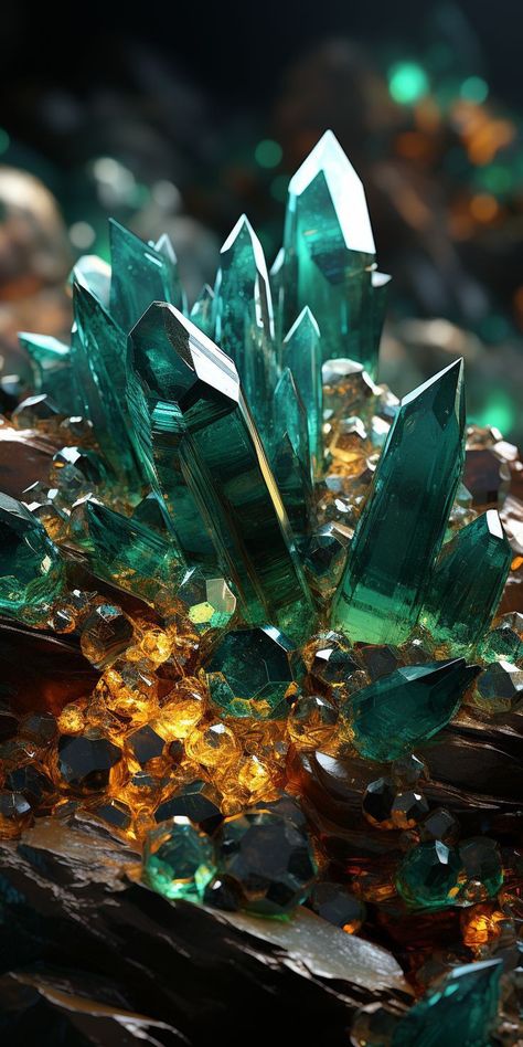 Emerald Crystal Aesthetic, Scorpio Crystals, Beads Background, Magic Crystals, Crystal Background, In The Beginning God, Iphone Wallpaper Stills, Royalty Aesthetic, Crystal Aesthetic