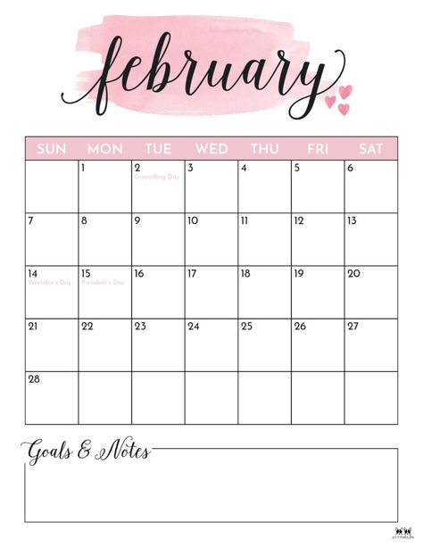 February Month, Free Planner Pages, February Calendar, Monthly Planner Template, Love Coloring Pages, Printable Calendar Template, 2021 Calendar, Monthly Calendar Printable, Valentines Printables Free