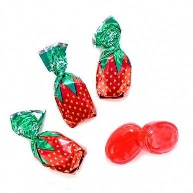 Strawberry Hard Candy, Strawberry Bon Bons, Candy Strawberry, Tv Set Up, Jolly Ranchers Candy, Bulk Candy Store, Country Crock, Candy Buffet Wedding, Strawberry Delight