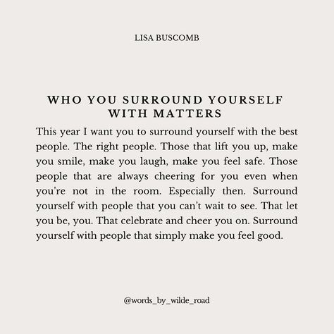 Who you surround yourself with matters 🤍 and just a reminder no orders will be sent from 15th to 24th April. Quote About Surrounding Yourself With Good People, Be Careful Who You Surround Yourself With, Who You Surround Yourself With Matters, Give Yourself 6 Months Quotes, The People You Surround Yourself With, Quotes End Of The Year, Who You Surround Yourself With, You Are Who You Surround Yourself With, Surrounding Yourself With Good People