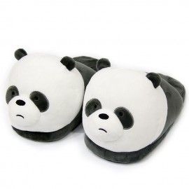 Super Comfy Winter Shoes Plush Panda House Open-heel Slippers for Women Teens Girls Boys Men Bear Bears, Bear Slippers, Animal Slippers, Comfy Winter, Plush Slippers, Cartoon Panda, Celtic Knots, China China, Warm Shoes