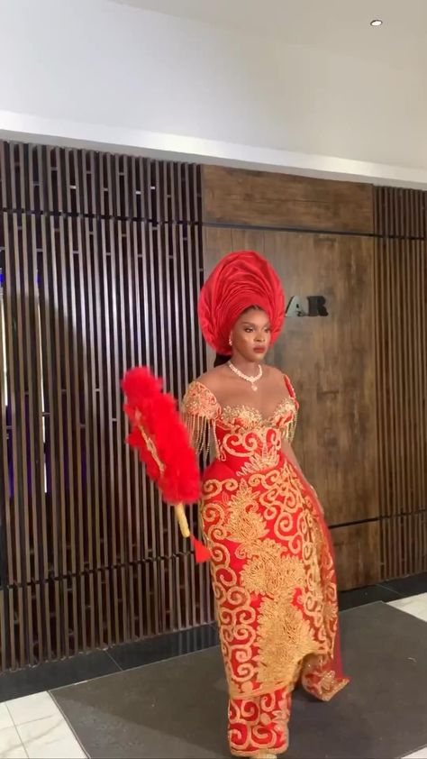 Nigerian Traditional Dresses, Nigerian Wedding Dresses Traditional, Nigerian Wedding Dress, Igbo Bride, African Bridal Dress, African Traditional Wedding Dress, Nigerian Lace Styles Dress, Nigerian Lace Styles, Nigerian Bride