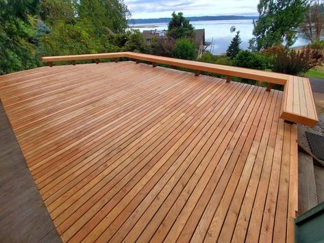 Composite Wood Deck, Green Building Materials, Native Plant Gardening, Decking Material, Roof Deck, Composite Decking, Wood Deck, Building A Deck, Outdoor Deck