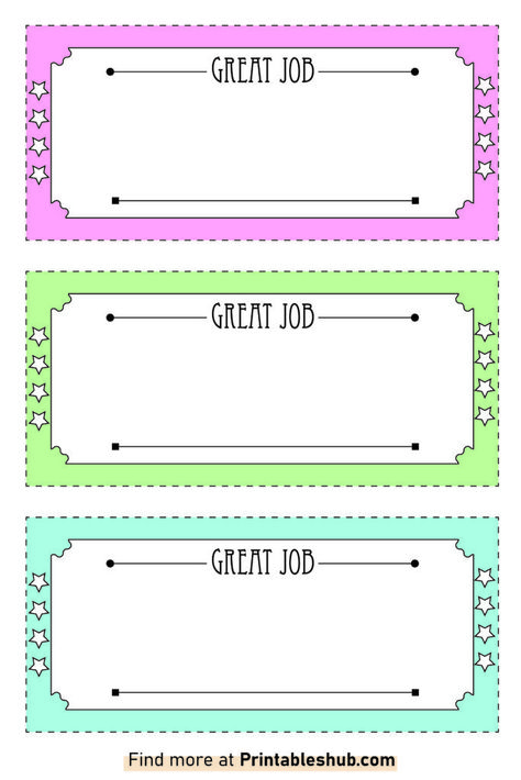 Free Printable Blank Reward Coupon Template PDF: A Creative Incentive For Positive Behavior Free Student Rewards, Student Reward Coupons, Positive Behavior Rewards, Appreciation Note, Behavior Rewards, Student Rewards, Free Printable Coupons, Play Money, Reward Coupons