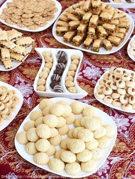 Eid Dessert Ideas, Eid Snacks Ideas, Eid Sweets Recipes, Eid Snacks, Eid Desserts, Eid Treats, Eid Baking, Eid Dessert Recipes, Moroccan Cookies