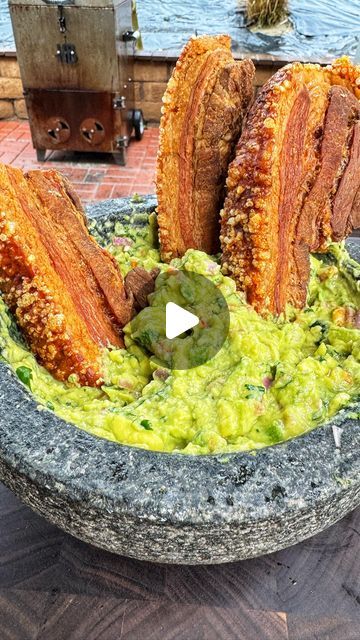 348K views · 31K likes | Miguel Raya| Food, bbq, recipes on Instagram: "Chicharrones with guacamole" Miguel's Cooking With Fire, Chicharones Recipe Mexican, Mexican Chicharrones Recipe, Pork Belly Chicharrones, Chicharones Recipe, Chicharrones Recipe, Southwest Food, Southwest Recipes, Food Bbq