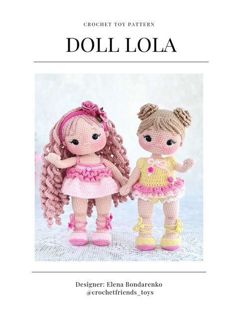 Free Doily Patterns, Crochet Unicorn Hat, Crochet Bodies, Doll Amigurumi Free Pattern, Decorative Stitches, Doll Patterns Free, Crochet Bunny Pattern, Unique Dolls, Crochet Design