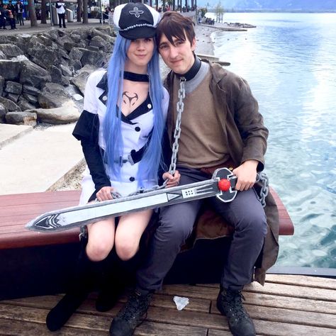 Esdeath x Tatsumi Cosplay #Cosplay #Akamegakill #Esdeath #Tatsumi Esdeath X Tatsumi, Akame Ga, Captain Hat