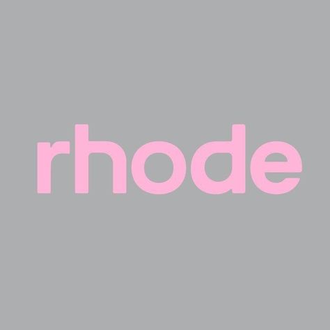 Rhode Beauty Aesthetic, Rhode Wallpaper, Rhode Branding, Rhode Aesthetic, Rhode Beauty, Skin Logo, Rhode Skin, Suitcase Stickers, Lip Logo