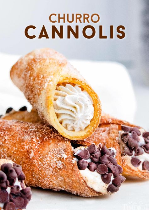 Cannoli Flavor Ideas, Easy Cannoli Recipe, Ricotta Cannoli Filling, Cannoli Recipe Easy, Ricotta Cannoli, Homemade Cannoli Recipe, Cannoli Desserts, Easy Cannoli, Homemade Cannoli