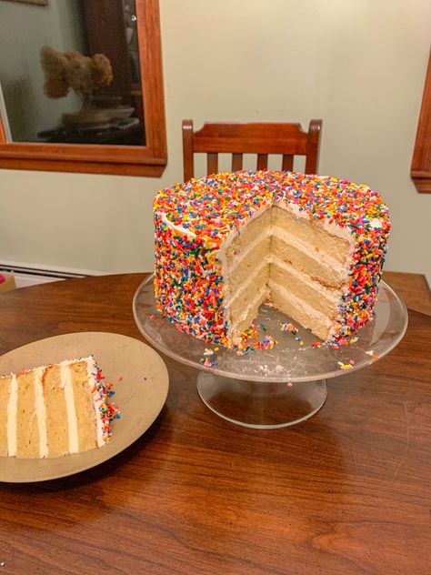 Sprinkles Birthday Cake, Pretty Dessert, Pretty Birthday Cakes, Cute Birthday Cakes, Pretty Cakes, Cute Cakes, Food Obsession, Let Them Eat Cake, Easy Baking