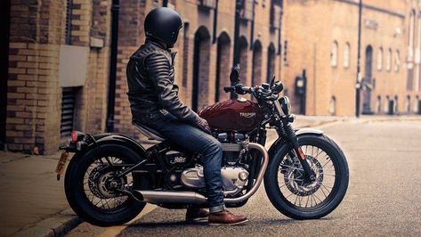 Triumph's new Bonneville Bobber is a factory custom with hardtail looks Triumph Bobber Bonneville, Bobber Triumph, Triumph Bobber Custom, Motorcycle Riding Quotes, Bonneville Motorcycle, Triumph Bonneville Bobber, Harley-davidson Sportster, Bonneville Bobber, Bobber Motorcycles