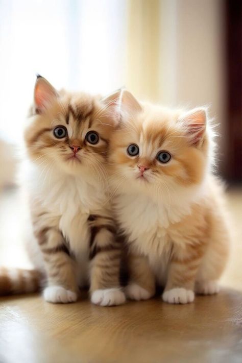 Cute Fluffy Kittens, Fluffy Kittens, Image Chat, Raining Cats And Dogs, Cute Little Kittens, Puppies And Kitties, Cute Cats Photos, Cute Cats And Kittens