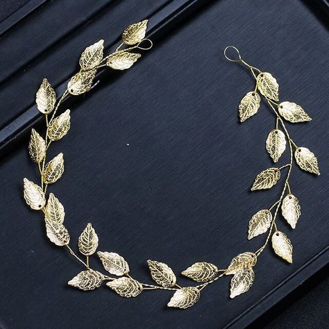 Grecian Headpiece, Boho Wedding Hair Accessories, Bridesmaids And Flower Girl, Leaf Hair Piece, Hair Accessories Bridesmaid, Crystal Headband Wedding, Boho Wedding Accessories, Gold Hair Vine, Bridesmaid Hair Pins