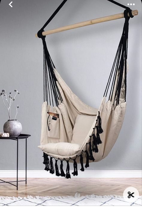 Modern Hammock, Outdoor Hanging Chairs, Diy Hammock Chair, Rope Hammock Chair, Small Sunroom, Hammock Chairs, Macrame Hanging Chair, Baby Hammock, Diy Hammock