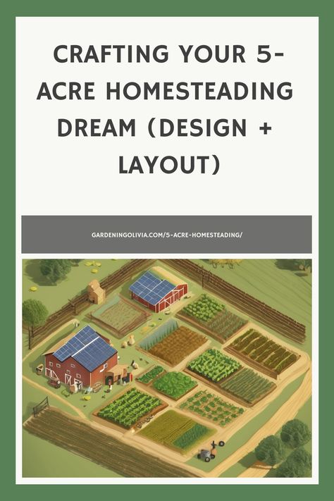 Unleashing the Potential: Crafting Your 5-Acre Homesteading Dream In the pursuit of a more self-reliant and sustainable lifestyle, the allure of a 5-acre homestead beckons many aspiring homesteaders. With this generous expanse of land at your disposal, you have the opportunity to craft a truly remarkable homesteading haven that seamlessly blends functionality, beauty, and resourcefulness. Acre Homestead Layout, Homestead Layout, Permaculture Principles, Acre Homestead, Farm Layout, Natural Ecosystem, Aquaponics System, Home On The Range, Edible Landscaping