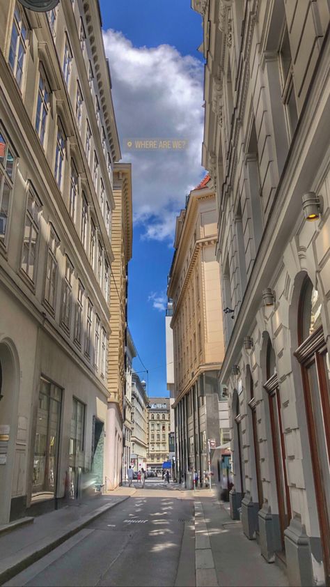 Prague Instagram Story, Vienna Instagram Story, Vienna Streets, Vienna Italy, Vienna Instagram, Vienna Aesthetic, Vienna Waits For You, Vienna Travel, Italy Street