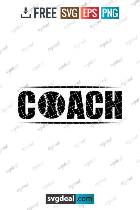 Free SVG Files Coach Svg Free, Softball Svg Files Free, Softball Svg Files, Coach Svg, Softball Coach, Softball Svg, Cricut Images, Baseball Coach, Free Svg Files