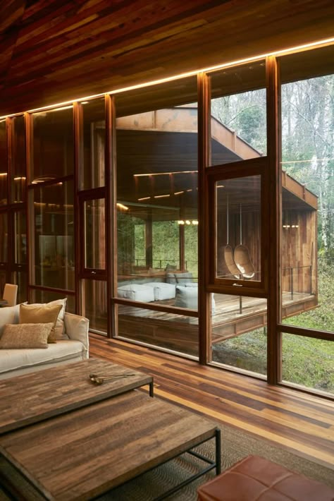 Cazu Zegers designs LLU House in Chile | Wallpaper* House Goals, A Living Room, Cabins In The Woods, Kochi, Modernism, House Inspo, House In The Woods, Dream Home Design, House Inspiration