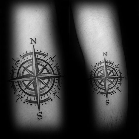 120 Best Compass Tattoos for Men  Improb  Compass tattoo men Compass  tattoo design Compass tattoo