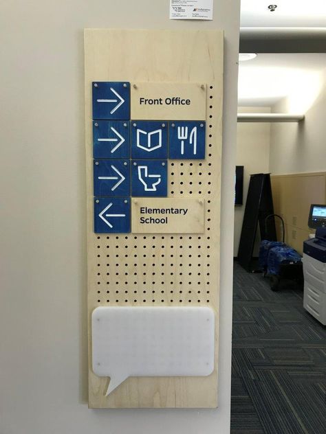 Modular Wayfinding System, Library Wayfinding, Interior Signage Design, School Wayfinding, University Signage, Interior Wayfinding, School Signage, Classroom Interior, Indoor Banner