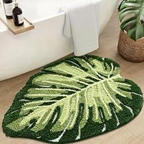 Home Dressing Room Ideas, Sage Bathroom, Amazon Bathroom Finds, Home Dressing Room, Green Bathroom Rugs, Wonderland Bedroom, Jungle Bathroom, Bathroom Finds, Amazon Bathroom