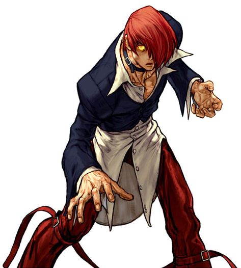 Orochi Iori (Capcom vs SNK 2: Mark of the Millennium 2001) - Artist: Kinu Nishimura Capcom Vs Snk, Capcom Vs, Snk King Of Fighters, Capcom Art, Street Fighter Art, Video X, King Of Fighters, Game Character Design, Street Fighter