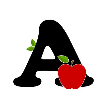 English alphabet with picture letter A English Letters Design Style, Alphabet Pictures Letter Art, English Alphabet Design, English Letters Design, Letter A Clipart, Alphabet With Pictures, English Alphabets With Pictures, Letter A Alphabet, Abc Countdown