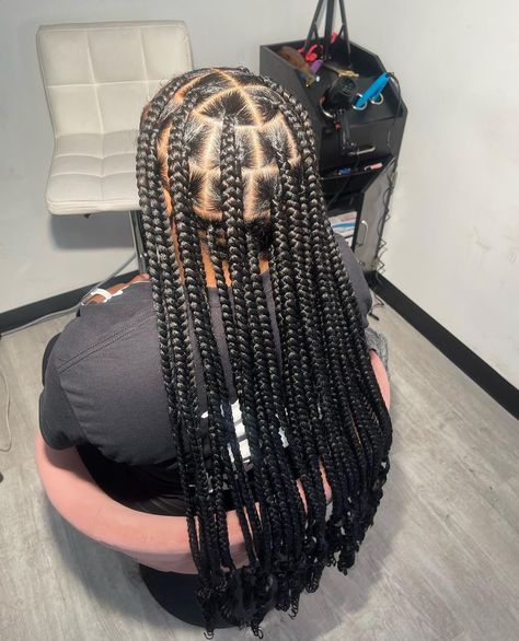 🌸Medium large knotless 💕 🎉You ready to enhance your braiding skills? ARRI’s SCHOOLHOUSE IS 50% OFF🎉 That means HALF OFF ALL COURSES and our EBOOK! Get all the information you need for a fraction of the price📚📚 Use code “SAVE50” in our schoolhouse website! It’s time to ENHANCE your braiding journey and skip the trial and error period and get straight to flawless braids💕 🌸Follow @ArrisDollHouse for more🥇 #naturalhair #fyp #knotless #knotlesstutorial #hairtutorial #knotlessbraids #braids... Medium Large Knotless, Large Knotless, Hair Braid Patterns, Feed In Braids Hairstyles, Braid Patterns, Feed In Braid, Trial And Error, Knotless Braids, Different Hairstyles