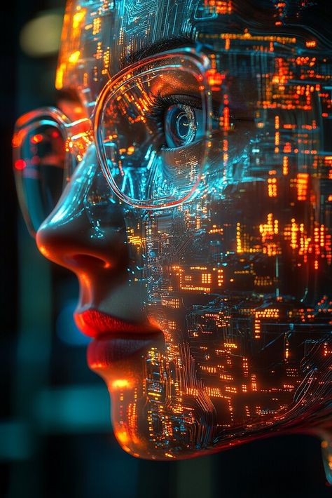 The concept of artificial intelligence (AI) has always been alluring due to its potential to revolutionize various aspects of our lives. From streamli... -  #AIGenerated #computer #midjourney #Technology Artificial Intelligent Aesthetic, Artificial Inteligent, God Gundam, Aesthetic Motivation, Ram Navami, Intelligent Women, Horror Novel, Predictive Analytics, Visual Marketing