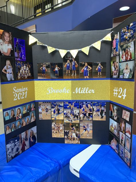 Graduation Picture Boards, Trifold Board, Soccer Senior Night, Volleyball Senior Night, Basketball Senior Night, Senior Ads, Senior Night Posters, Senior Posters, Volleyball Posters