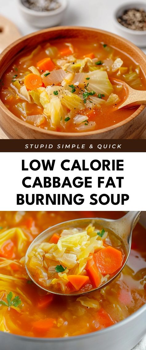 Image for Low Calorie Cabbage Fat Burning Soup Low Carb Cabbage Soup Recipes, Cabbage Taco Soup, Cabbage Zucchini Soup, Weightless Soup, Recipes For Cabbage Soup, Weight Watchers Fat Burning Cabbage Soup, Veggie Soup With Cabbage, Negative Calorie Soup, Cabbage Soup Stove Top